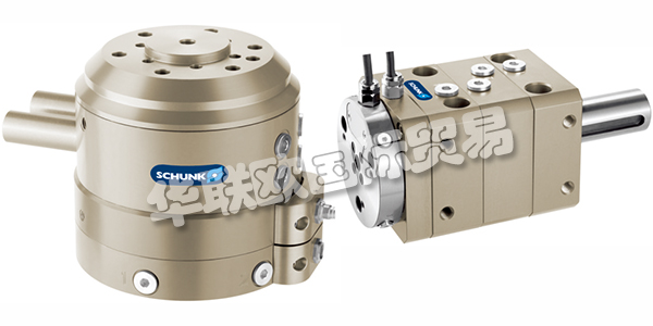 SCHUNK旋轉(zhuǎn)通道是靜止應(yīng)用(DDF-SE 系列)和自動化(DDF-2 系列)的現(xiàn)代標(biāo)準(zhǔn)配置。旋轉(zhuǎn)接頭適用于新一代機(jī)器人的力矩。特地開發(fā)的平穩(wěn)運(yùn)行、長壽命密封件，使得可以使用小的經(jīng)濟(jì)型驅(qū)動裝置?？梢栽谵D(zhuǎn)動角大于360°的情況下不斷旋轉(zhuǎn)，介質(zhì)導(dǎo)孔，實(shí)現(xiàn)執(zhí)行器最佳供應(yīng)，用于傳輸大作用力和力矩的鋼軸。